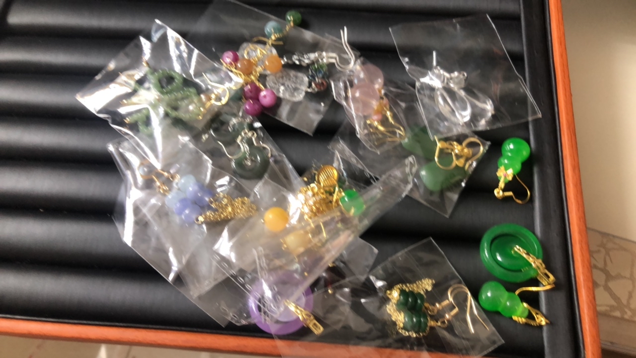 铜合金珐琅耳饰 高端原创设计款耳坠