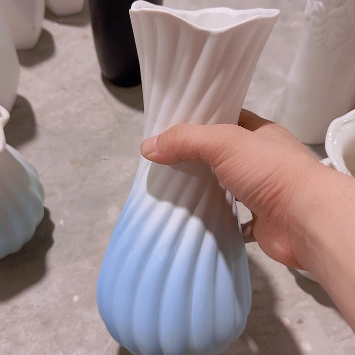 瓷片瑕疵25厘米白兰一个磨砂