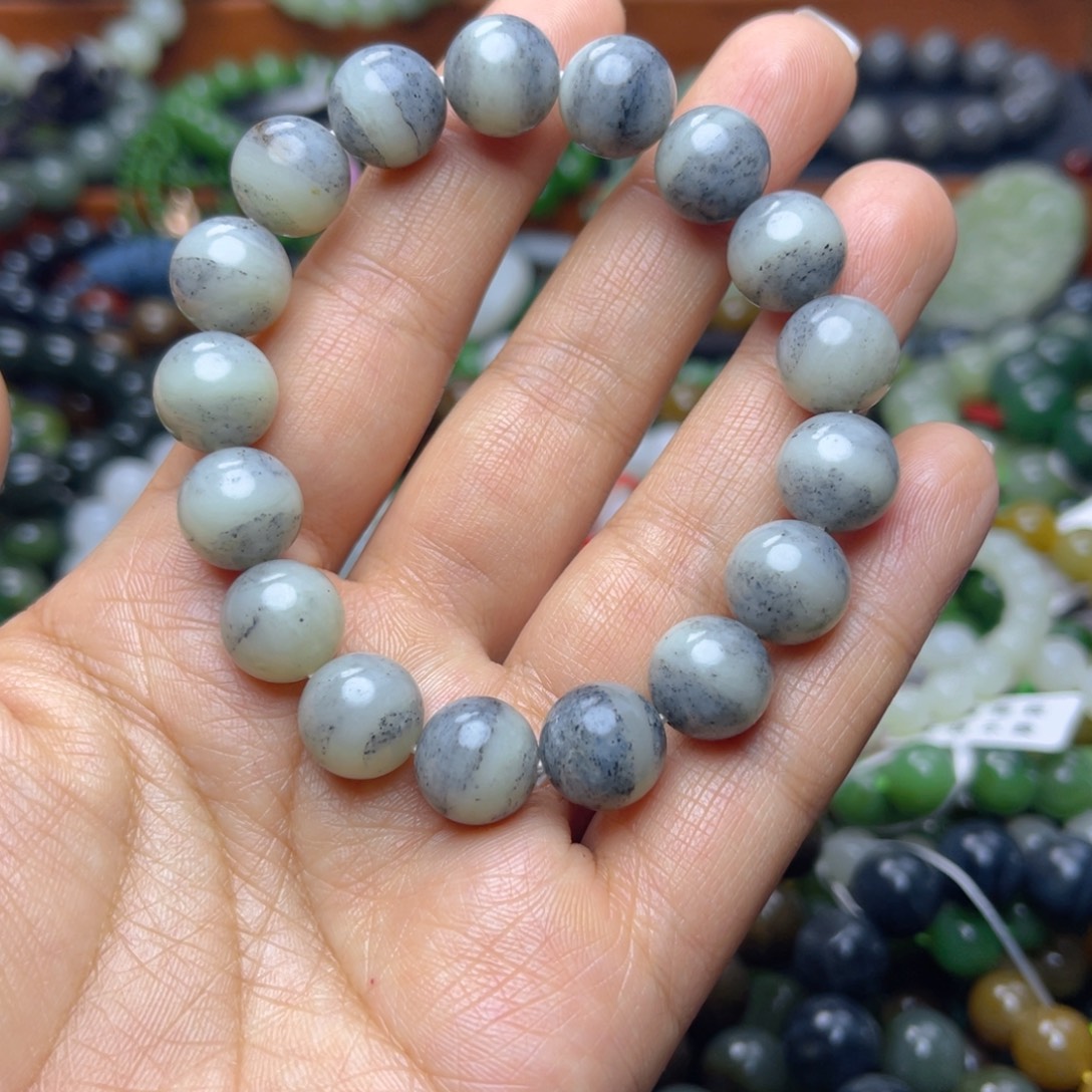 和田玉未镶嵌手链