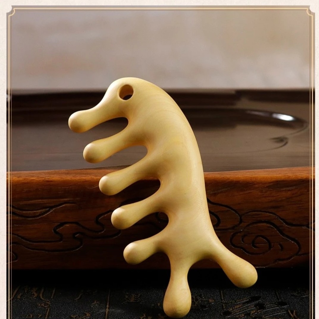 黄杨木保健   梳  0102