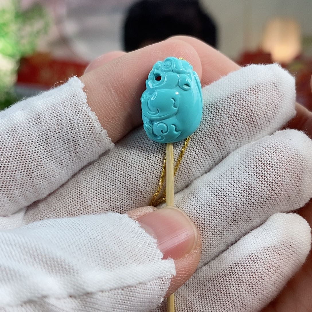 绿松石珠宝奇石未镶嵌