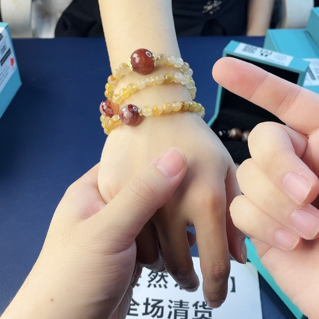 银S925镶嵌水晶手链