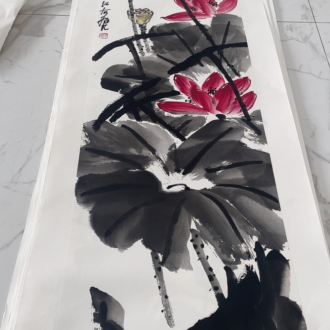 国画国画作品手绘作品