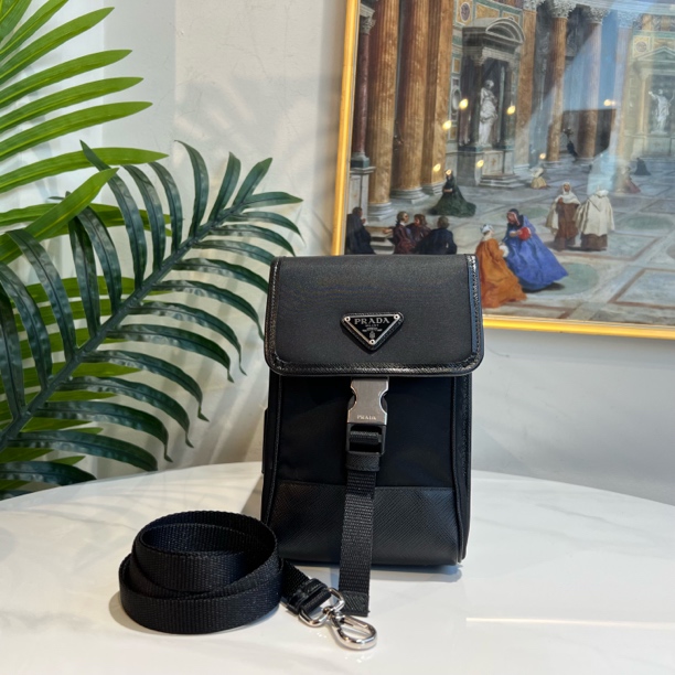 95新 Prada/普拉达 御古屋/90959/手机斜挎包 