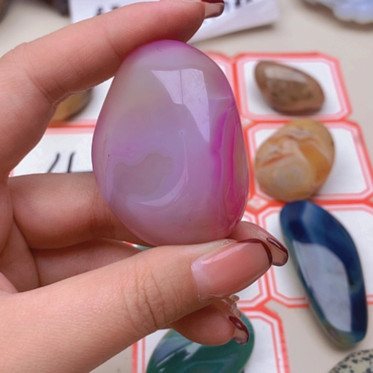 【闪购商品】玛瑙/玉髓未镶嵌珠宝半成品沐*漪