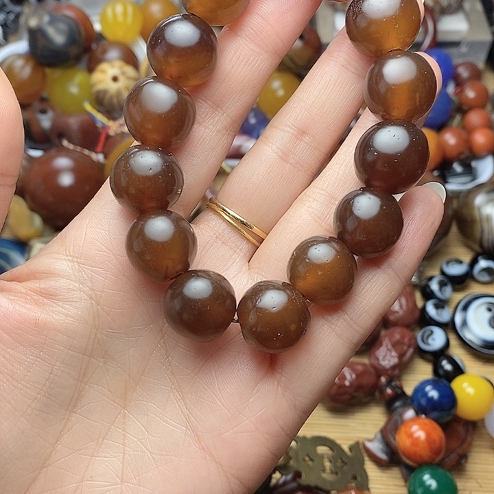 鑫***锤玛瑙/玉髓合金珠宝半成品