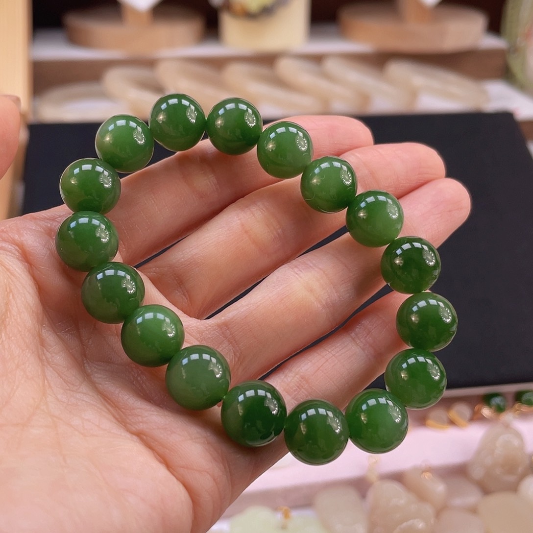 和田玉（碧玉）手串未镶嵌