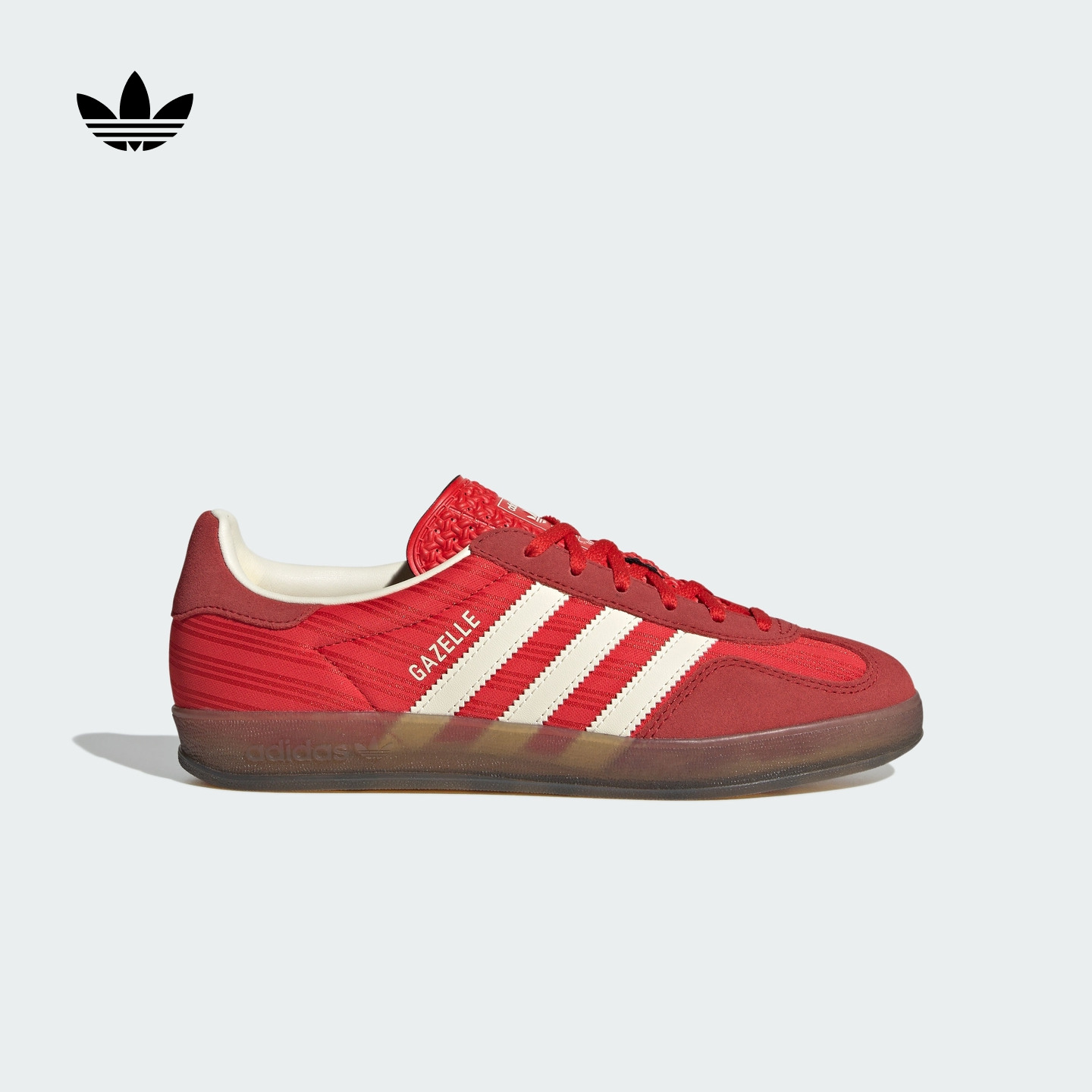 双旦礼遇阿迪达斯三叶草 T头鞋GAZELLE INDOOR板鞋德训鞋女JS1411