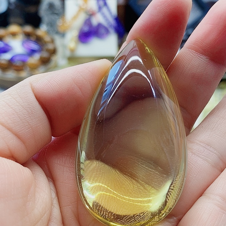 颈饰未镶嵌水晶水滴