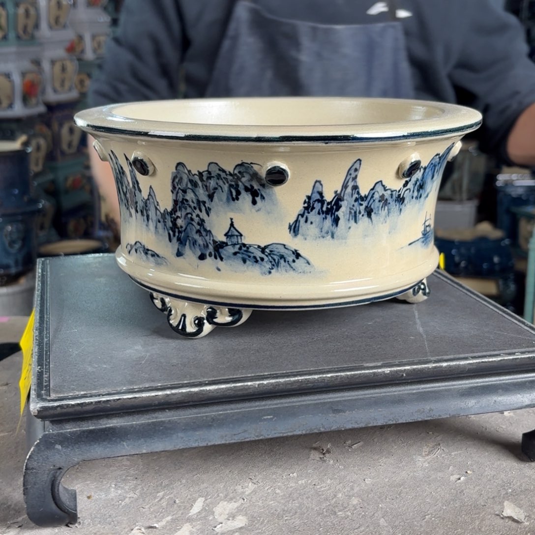 一风堂石湾花盆 内20*9编号347