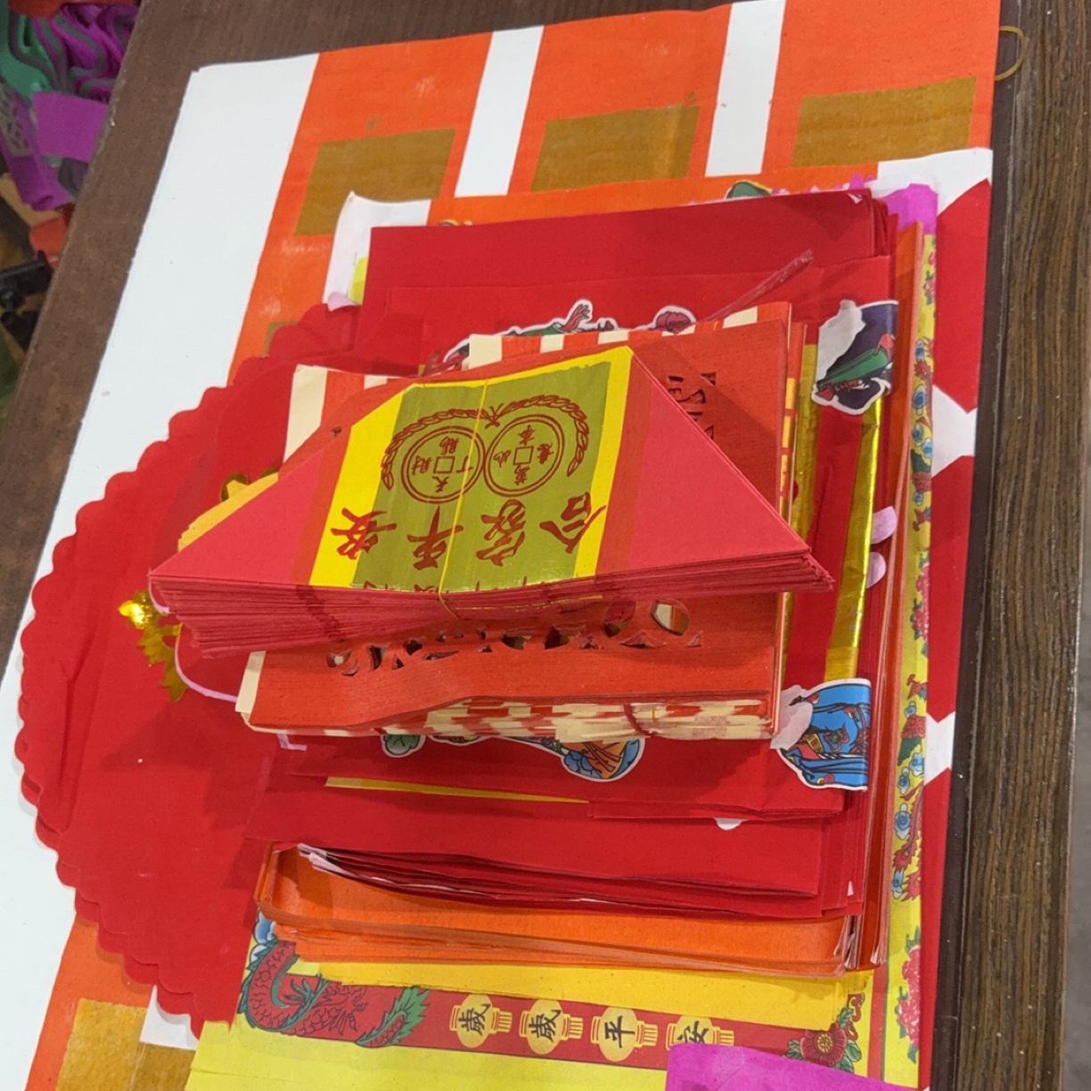 潮汕地区拜月娘专用钱财一份