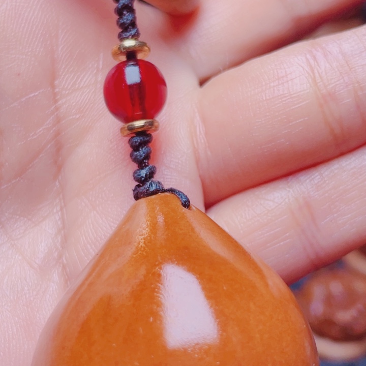 橄榄核手串/手链长光珠4.0单颗