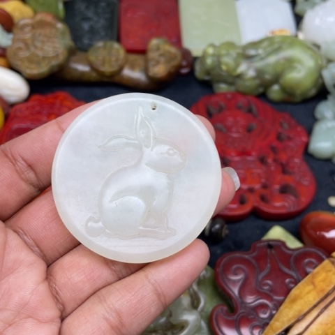 蛇纹石玉颈饰未镶嵌109