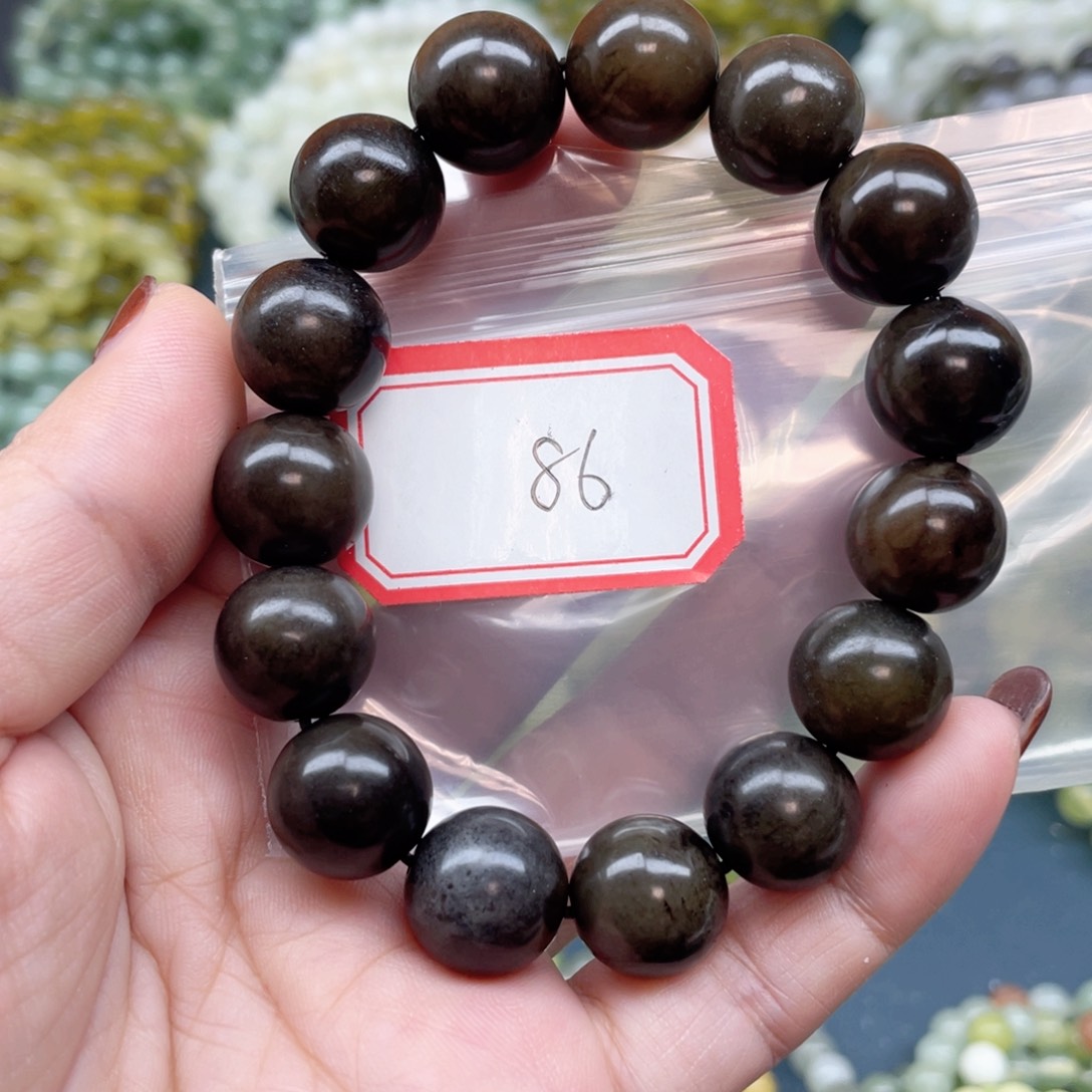 未镶嵌蛇纹石玉手串