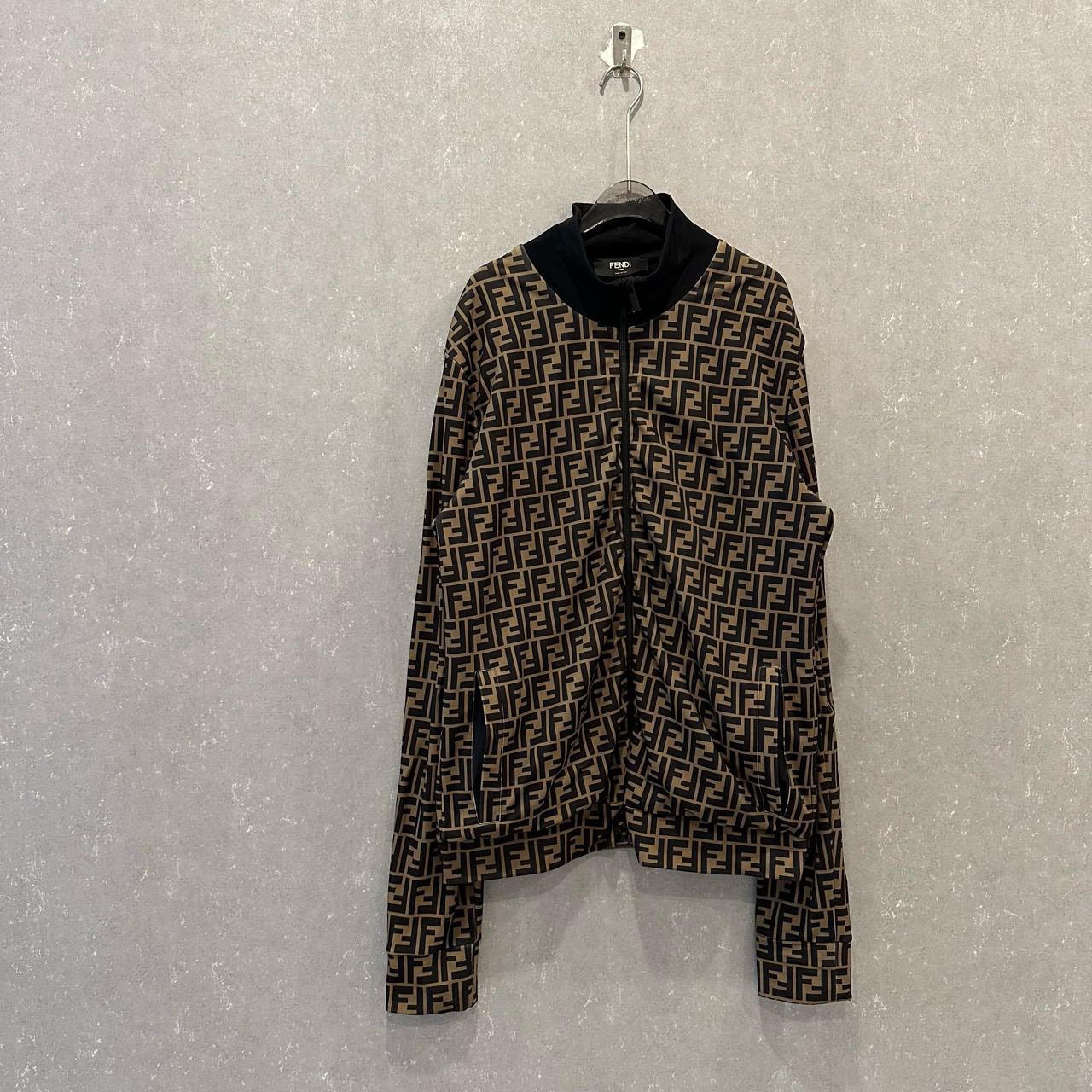 Fendi 芬迪 纯色满印双F老花夹克外套 XL码/99新/003097