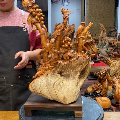 柏木（崖柏）太行崖柏陈化料摆件