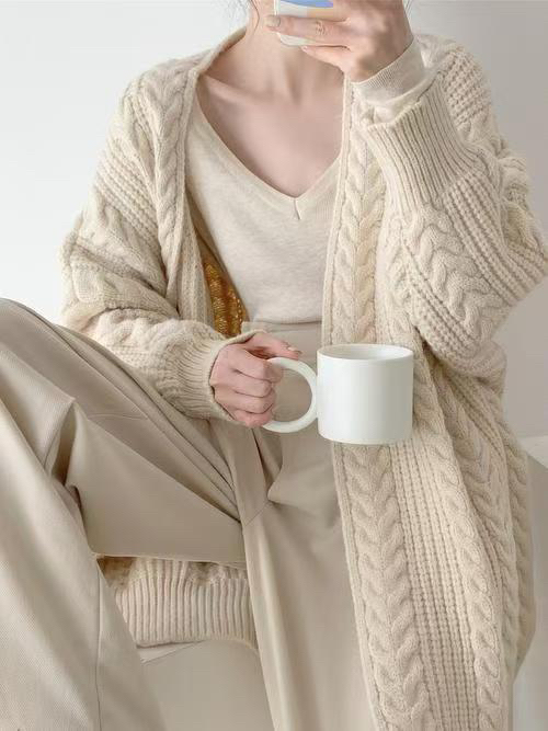 【编码501-700】捡漏毛针织衫女秋冬宽松中长款保暖加厚慵懒风百搭