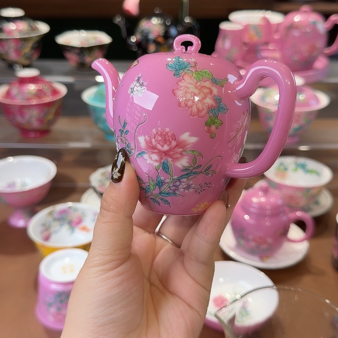 家***谢珐琅彩主人杯茶具系列