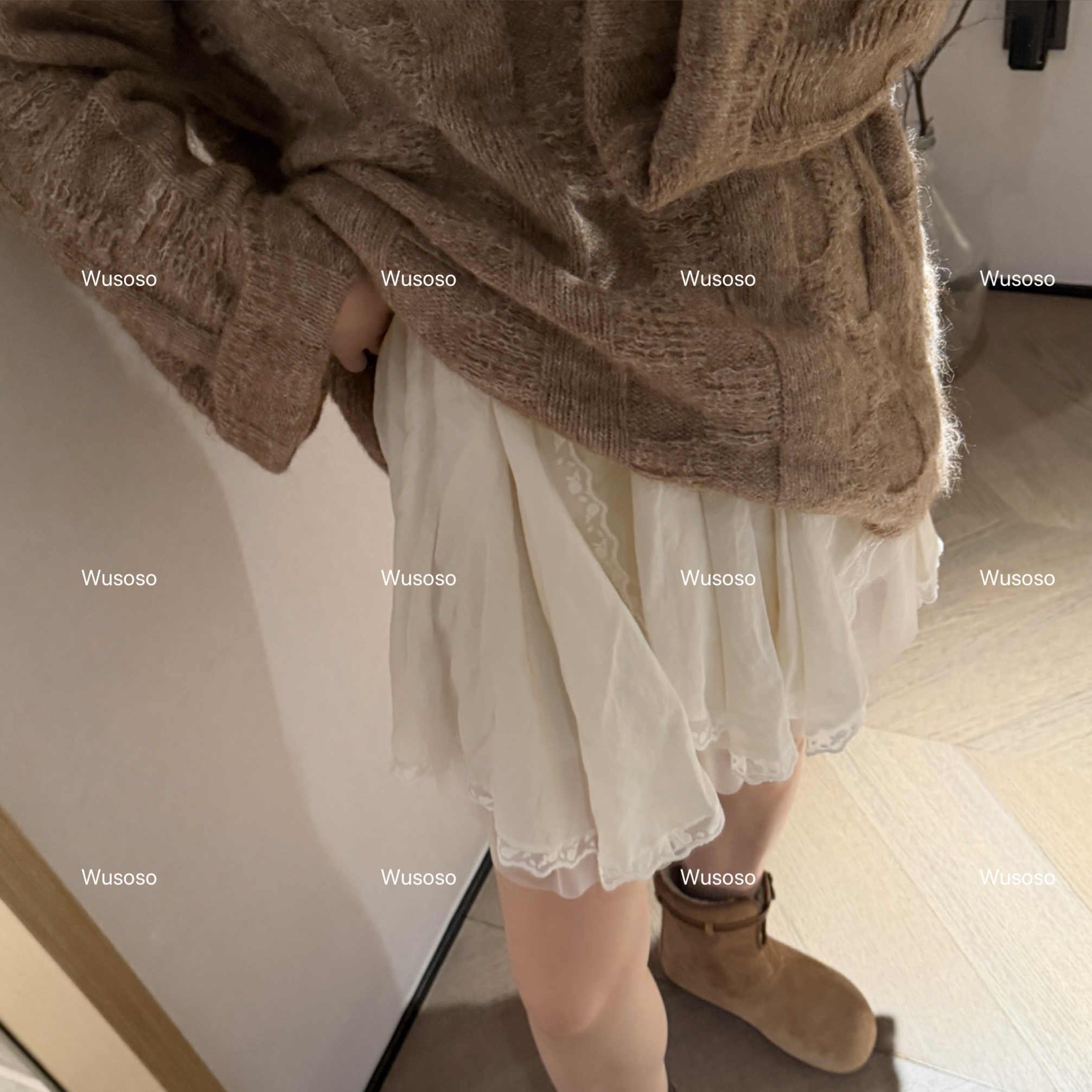 私服｜万物皆可搭的蕾丝短裙 
