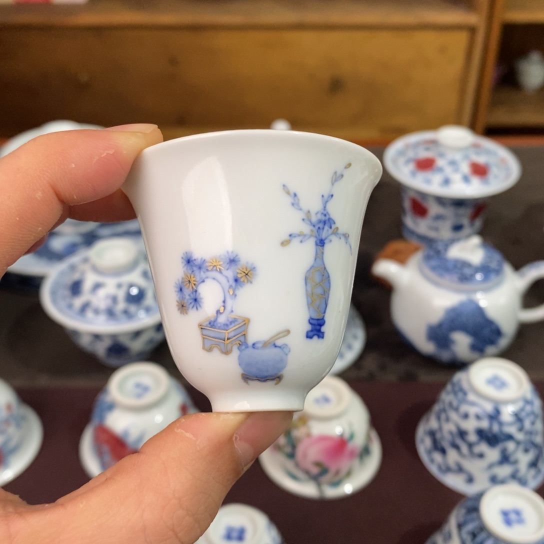 开播福利景德镇纯手绘茶器