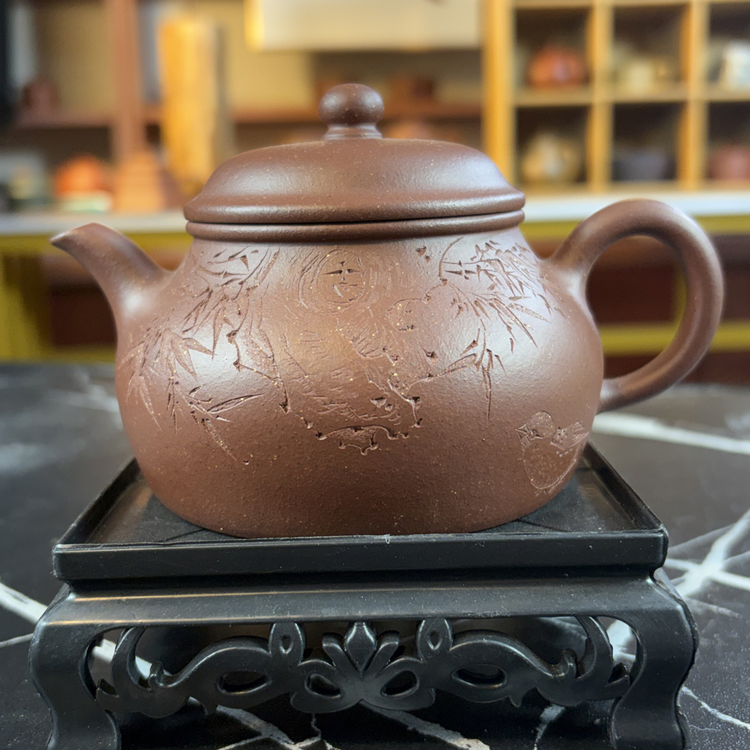 於饶大师原创黄龙山紫玉金砂200cc鸣涧怀隐