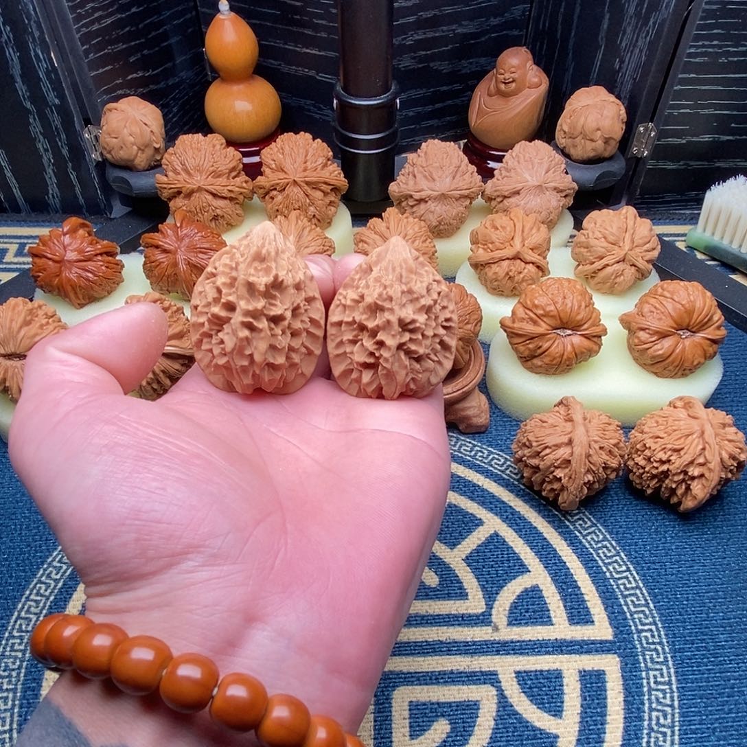 吊坠文玩核桃招财鼠38尺