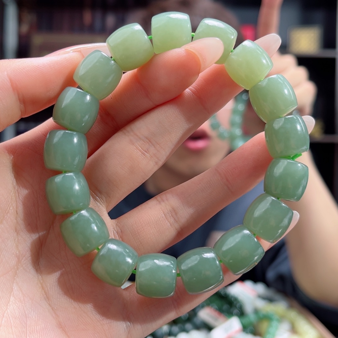 【闪购商品】和田玉手链未镶嵌新疆且末蓝13多样性拍一发一