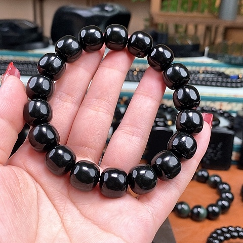 和田玉手链未镶嵌用****4