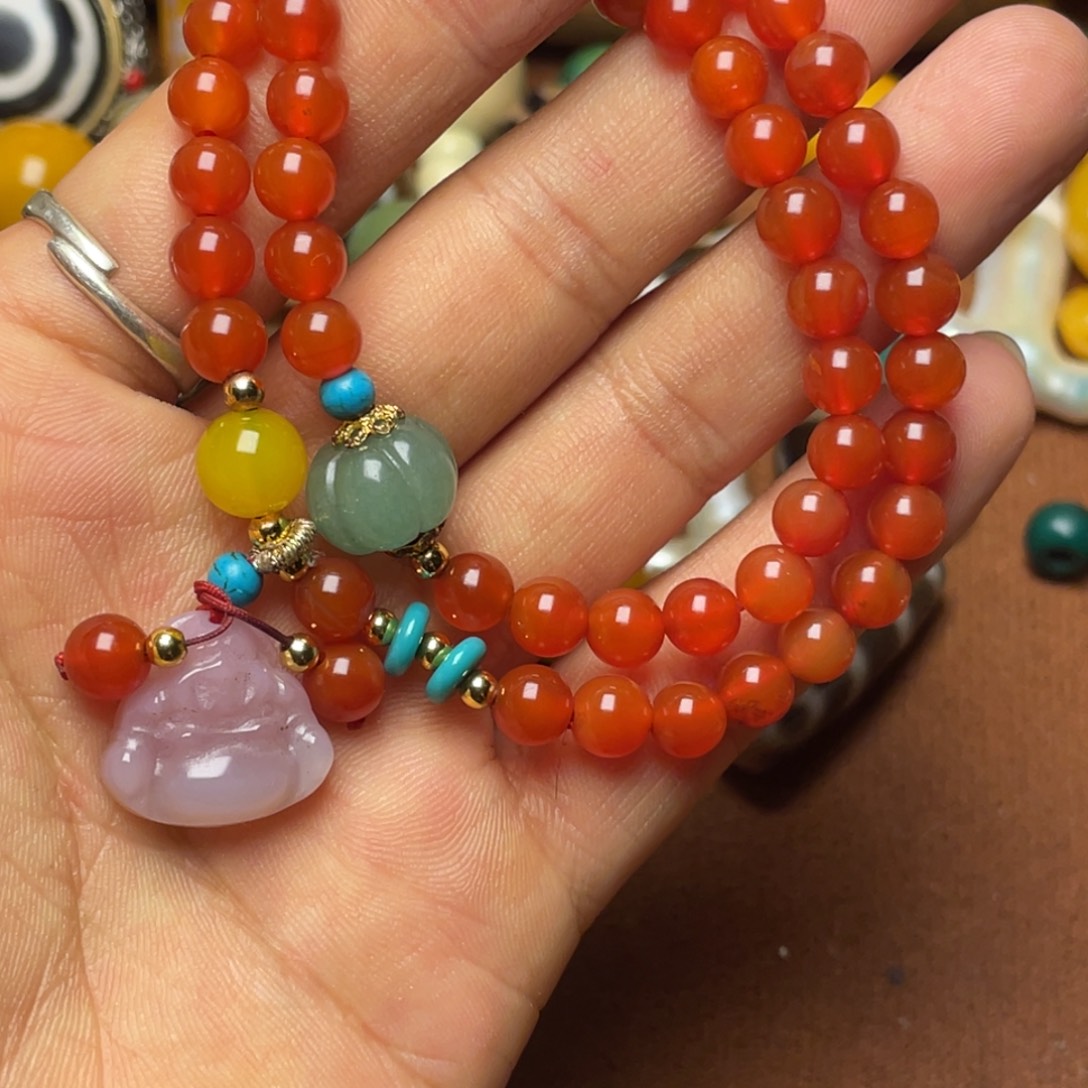 玻璃颈饰小元素哈哈哈