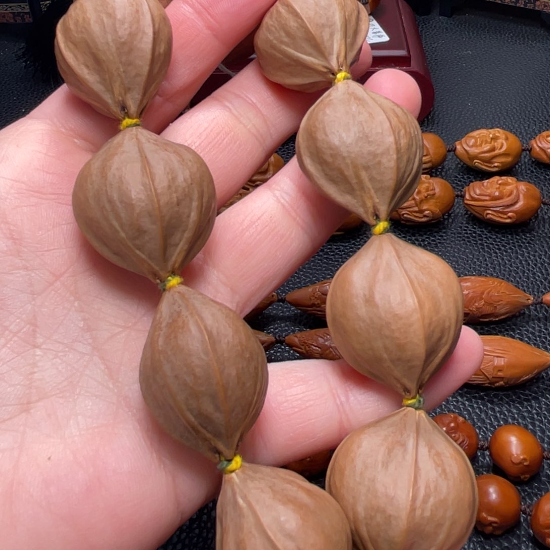 橄榄核手串/手链2.5四花老油核