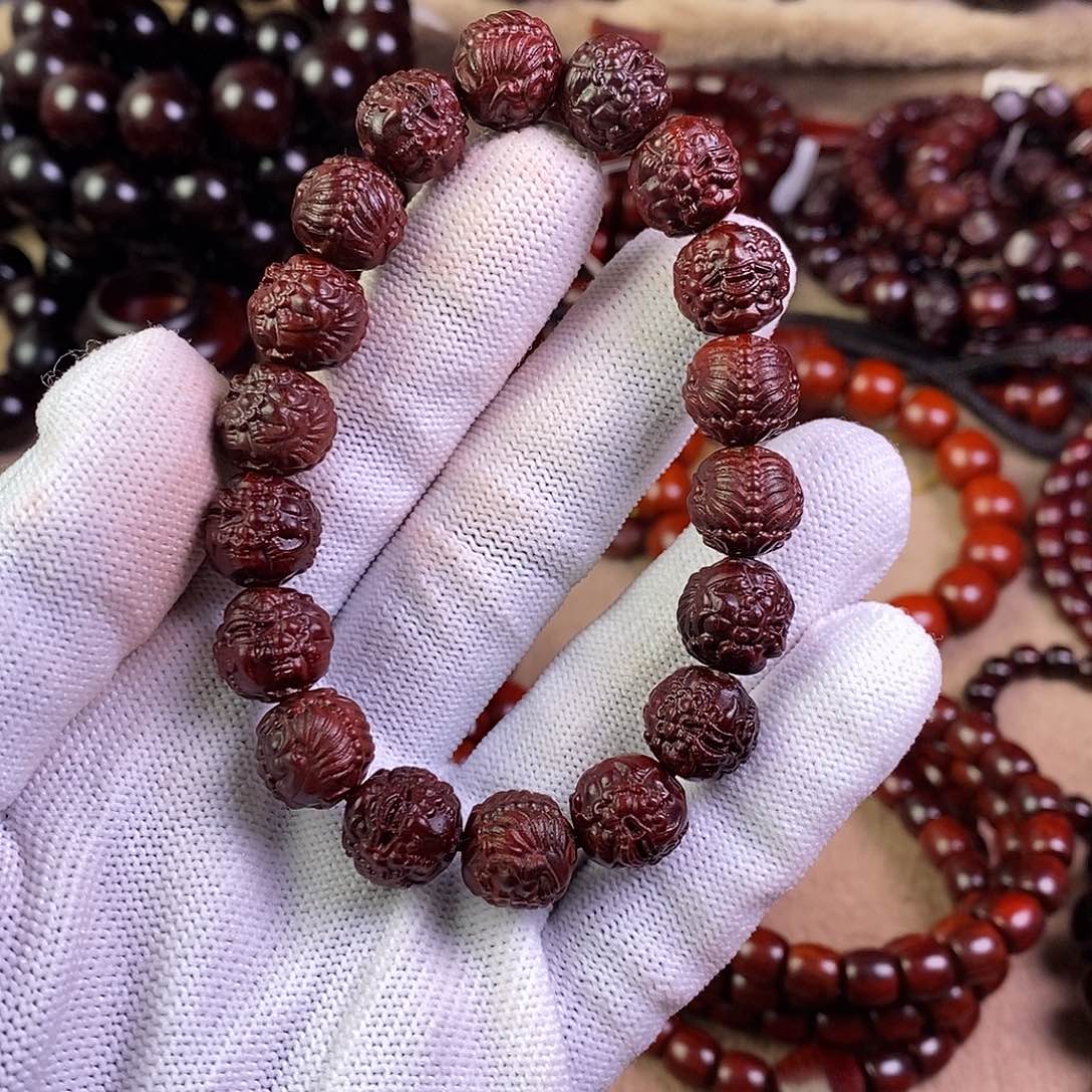 小叶紫檀手串/手链彧*12貔貅