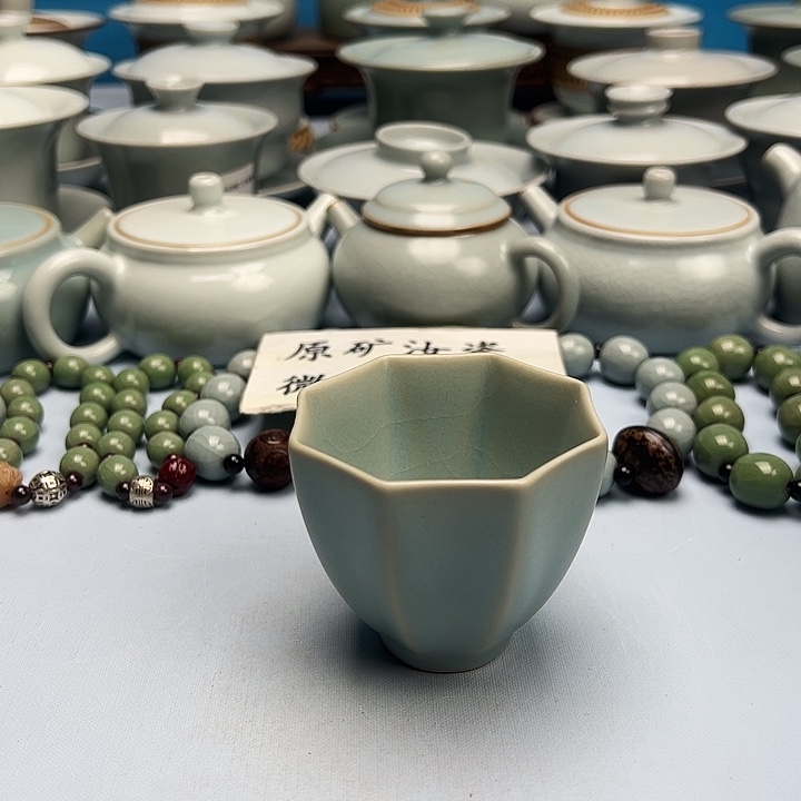 杯仿古釉八方杯原矿原釉原产地