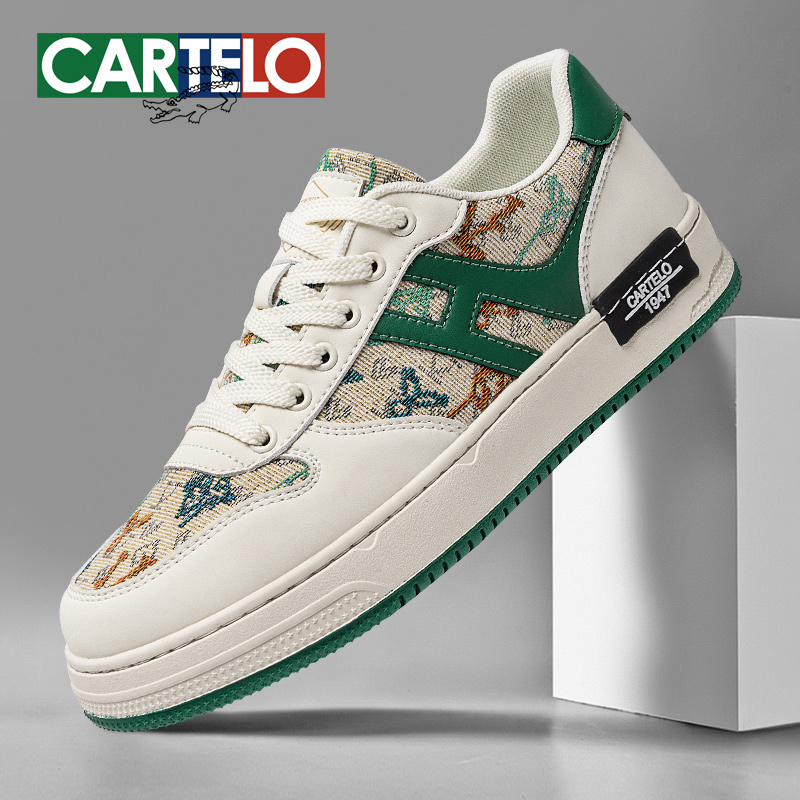 卡帝乐鳄鱼男鞋秋冬新款潮牌爆款透气布鞋休闲板鞋百搭帆布潮鞋