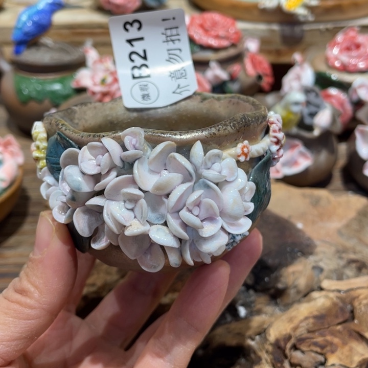 手工制作陶瓷茶具茶杯青蛙