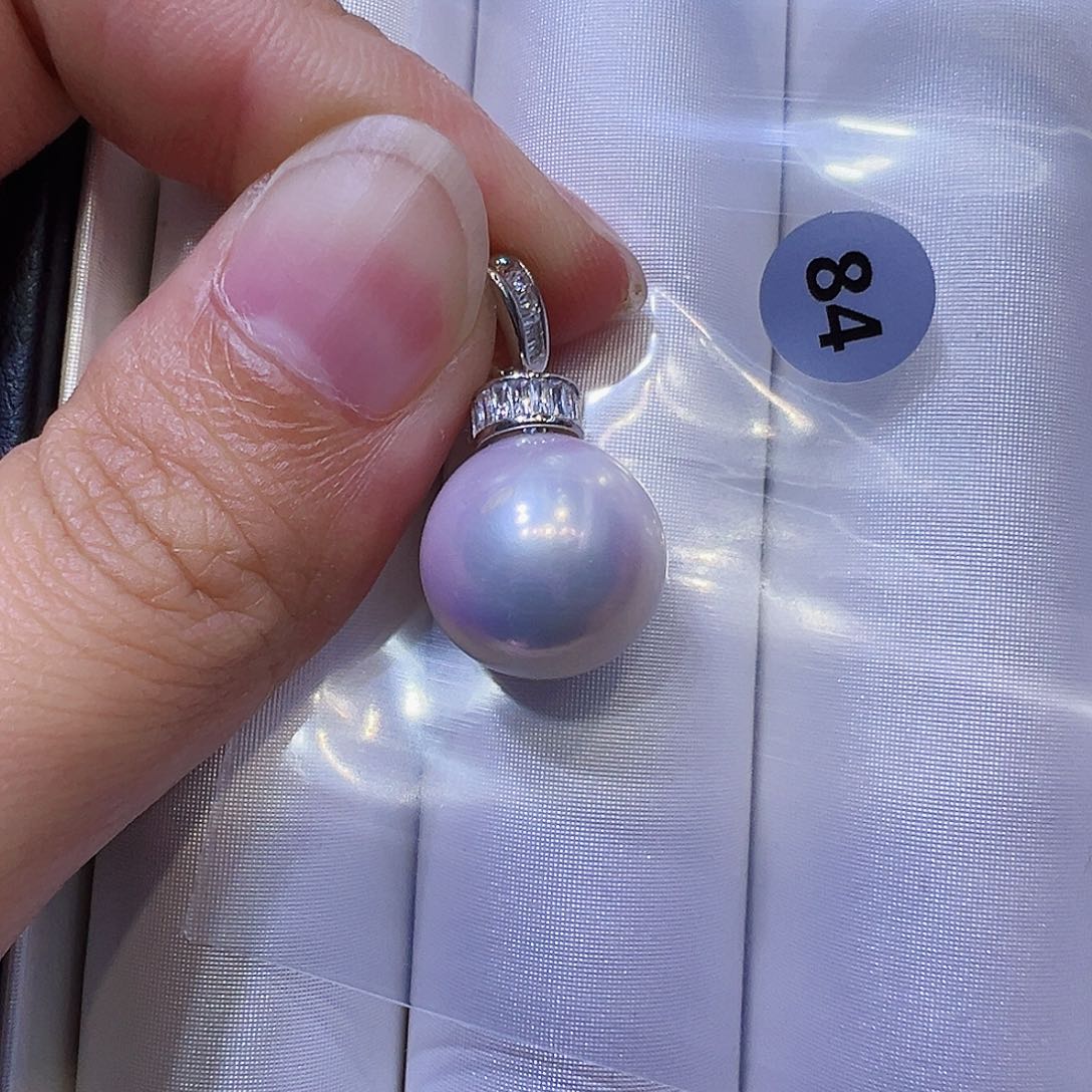 颈饰淡水珍珠银S925镶嵌