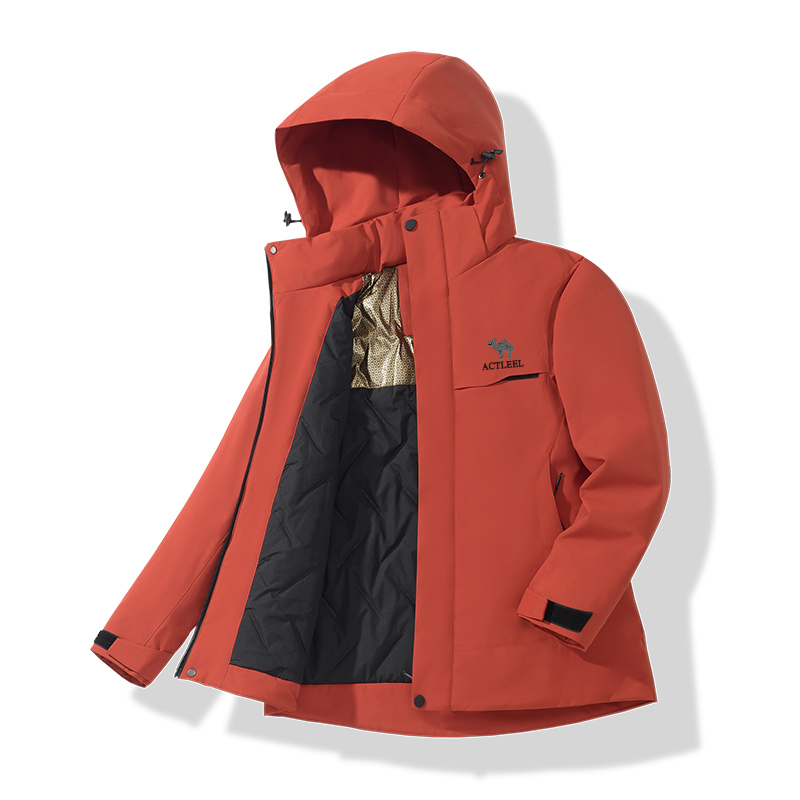【户外御寒滑雪】ACTLEEL美洲户外绵羊毛棉服情侣款冬季冲锋棉服