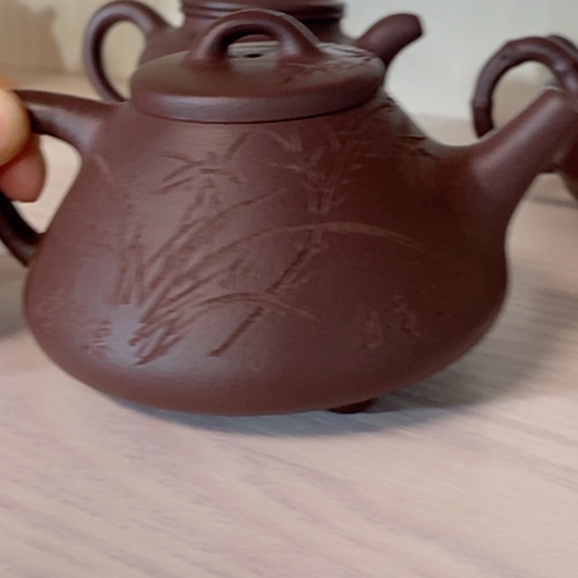 【闪购商品】紫砂茶壶天青泥半手工