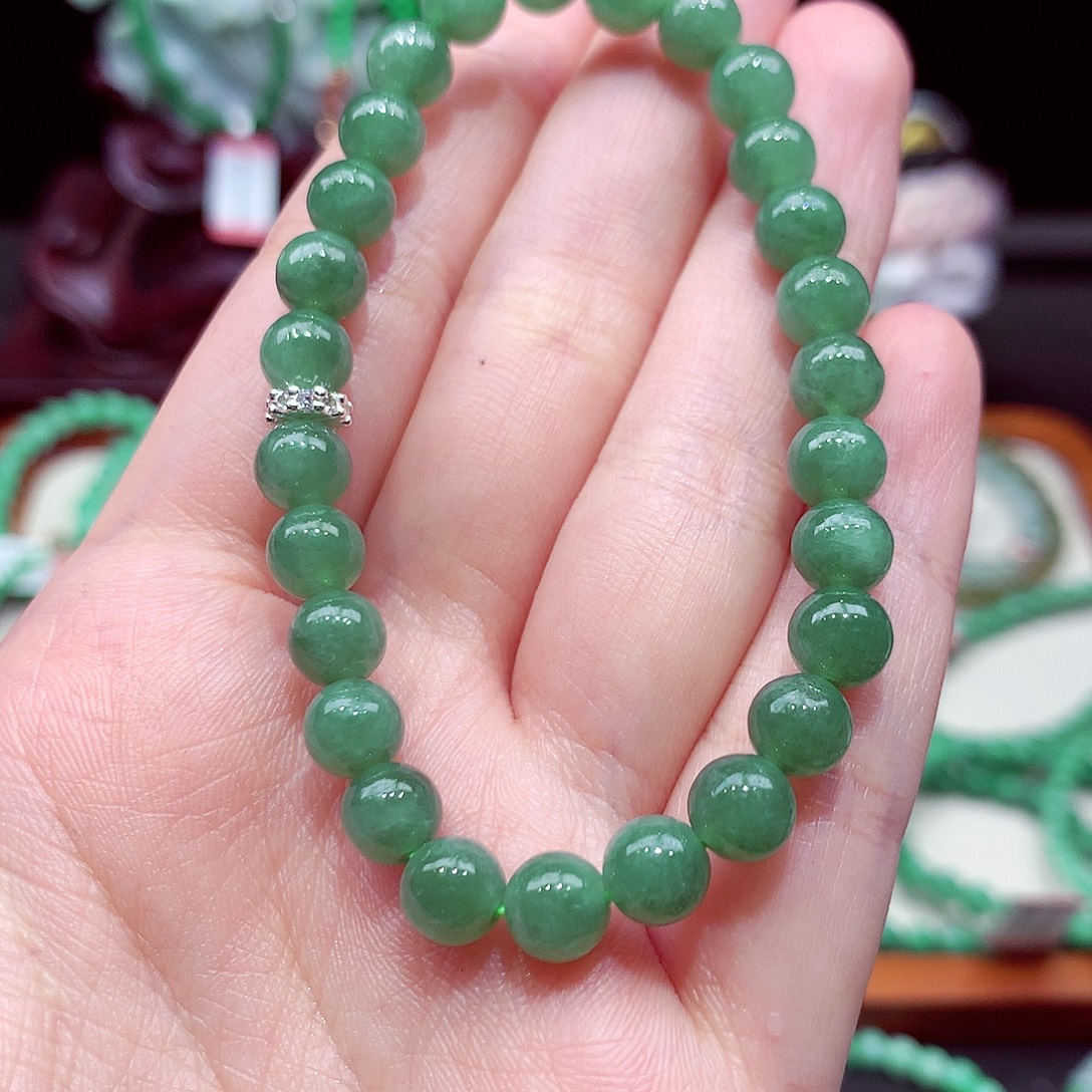 翡翠未镶嵌手链翡翠