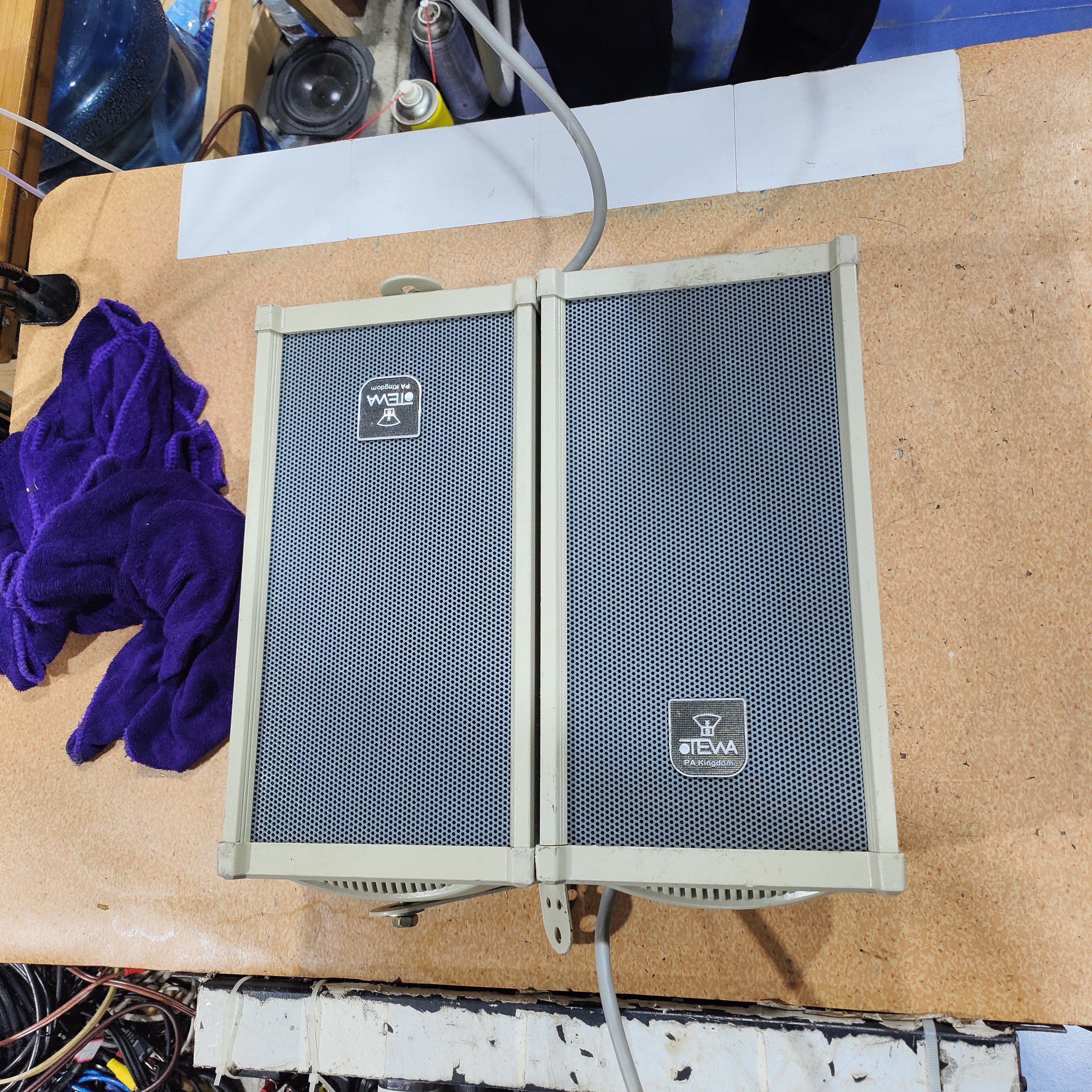 8新 CAV 二手TEWA定压音箱一对，随机发货