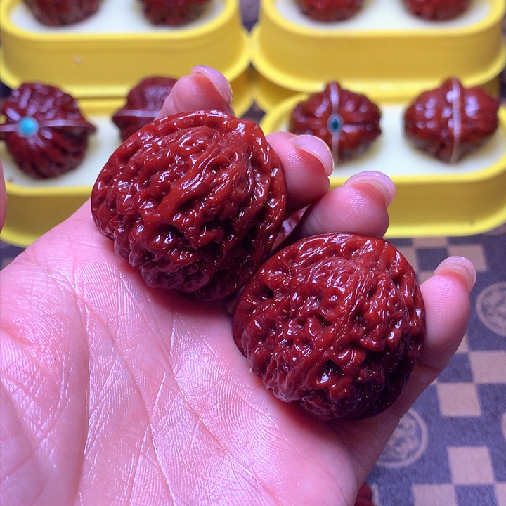 文玩核桃吊坠南疆石36