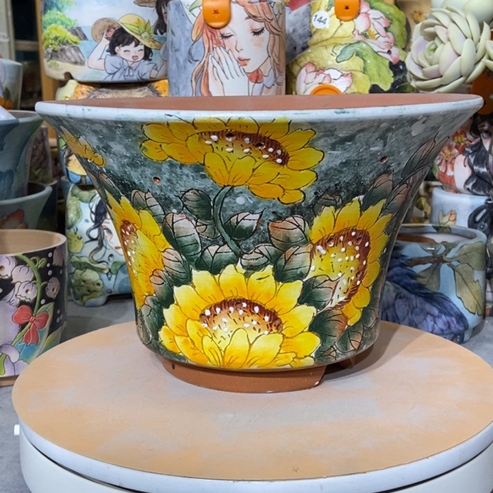 红陶景德镇艺术手绘作品