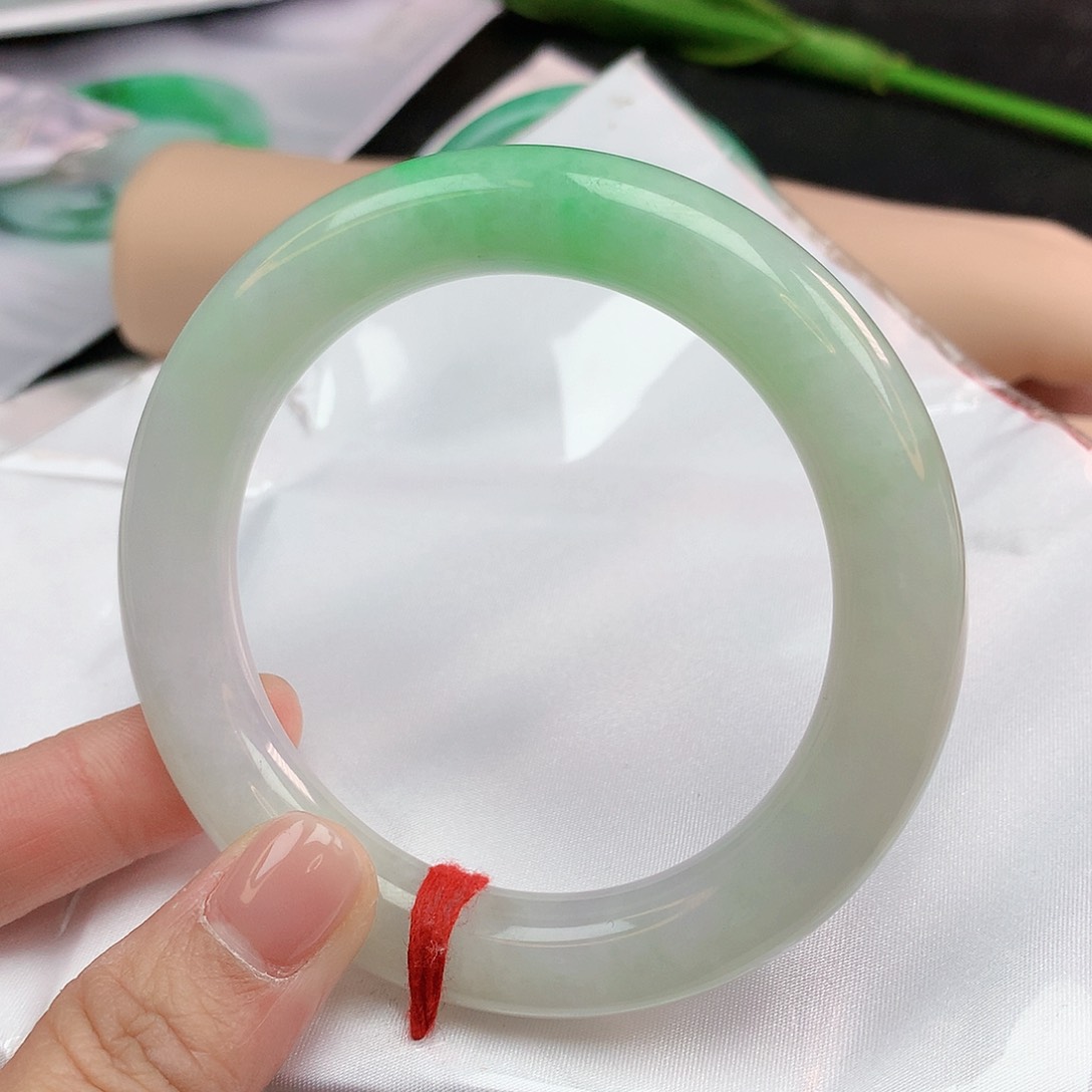 翡翠手镯未镶嵌59圈圆0737