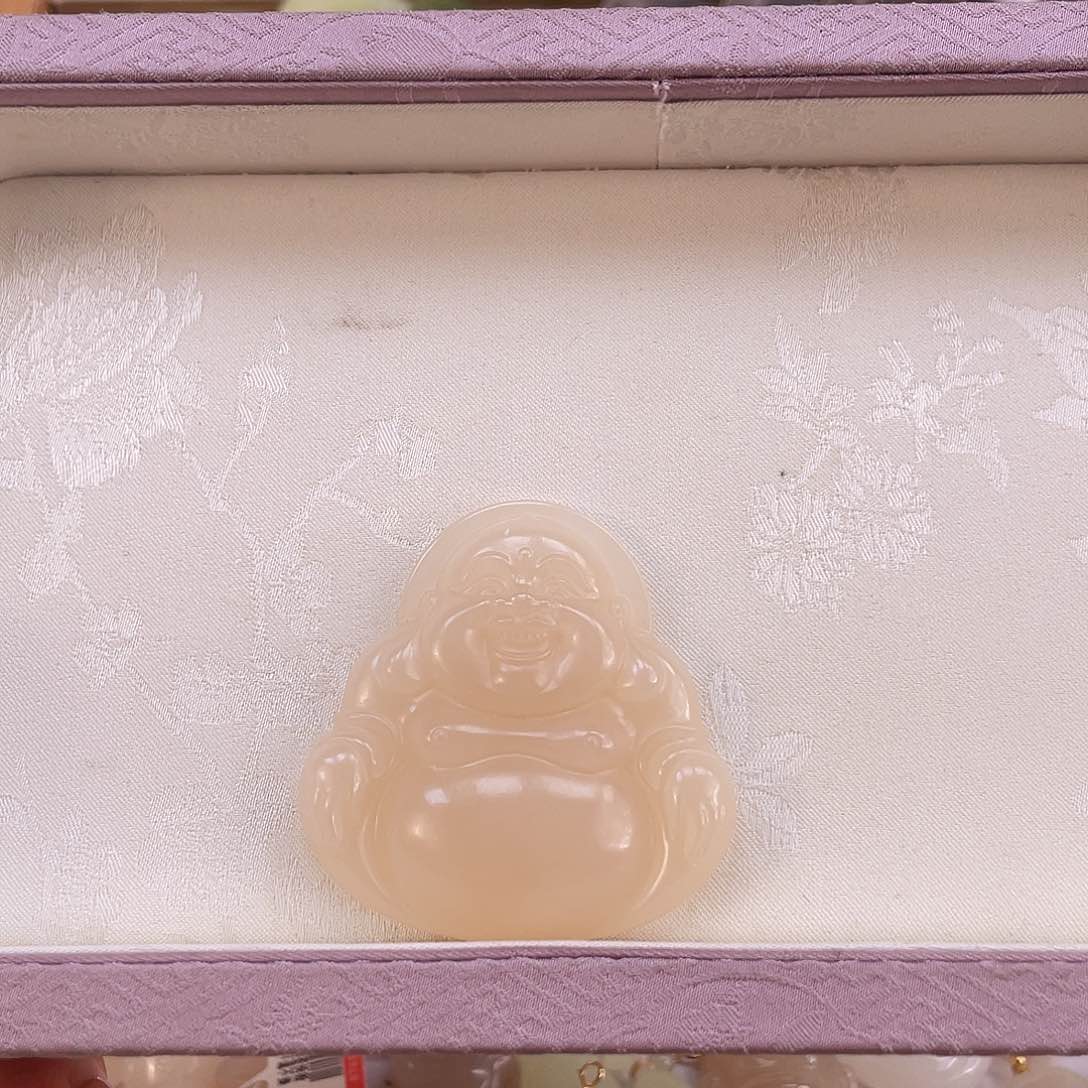 和田玉吊坠(不含链)未镶嵌50尺寸