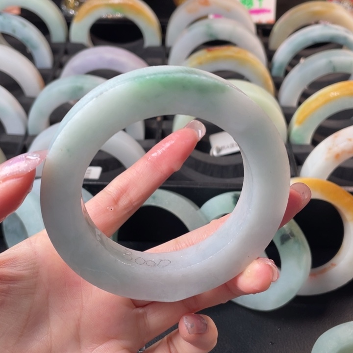 定制翡翠54-60圆条未镶嵌