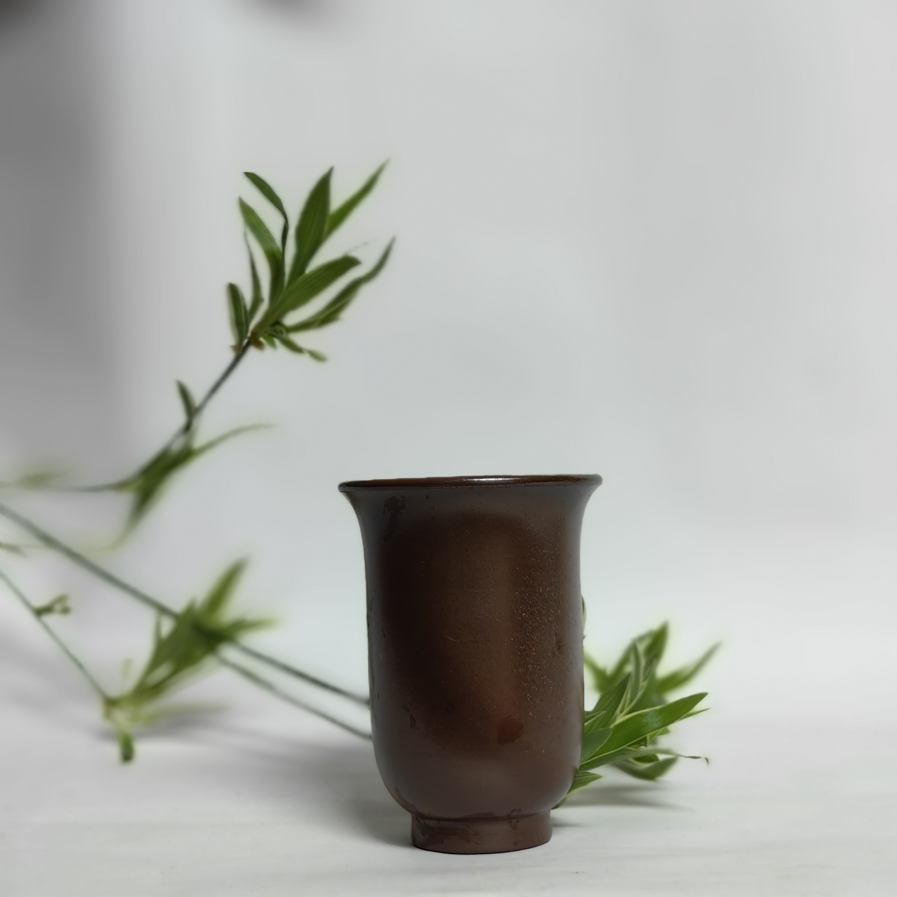 闻香杯柴烧坭兴陶原矿柴烧杯手拉杯70毫升手工茶杯品茗杯茶具陶瓷