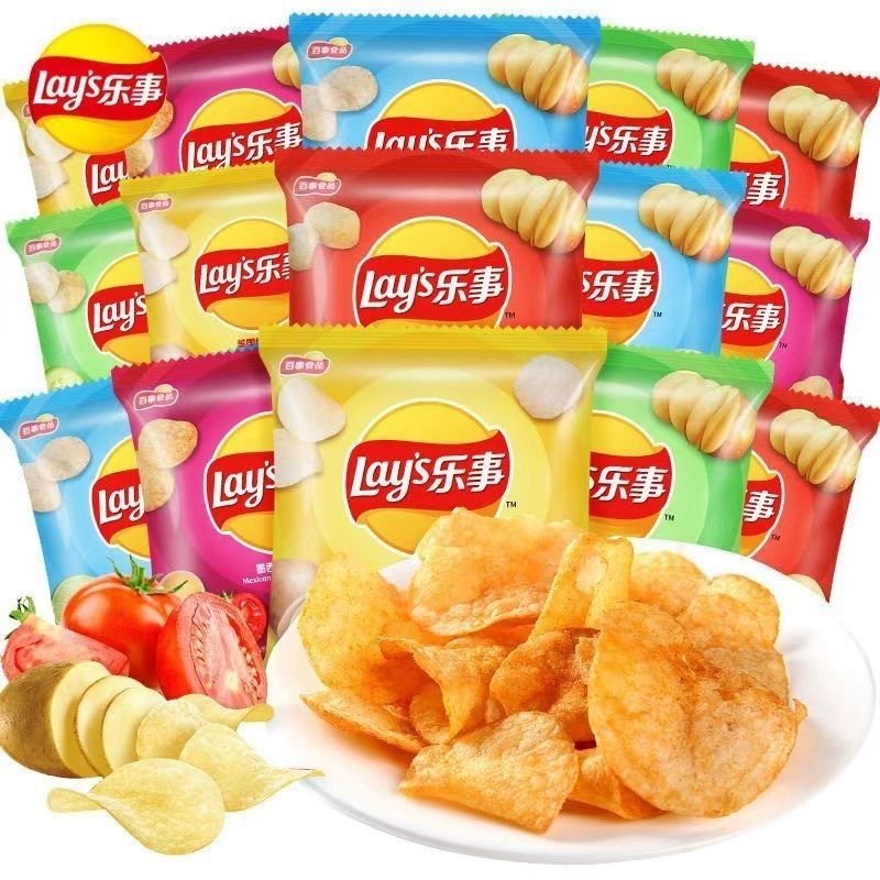 【商城】乐事薯片12g小包装多口味原味黄瓜休闲膨化休闲小零食批发