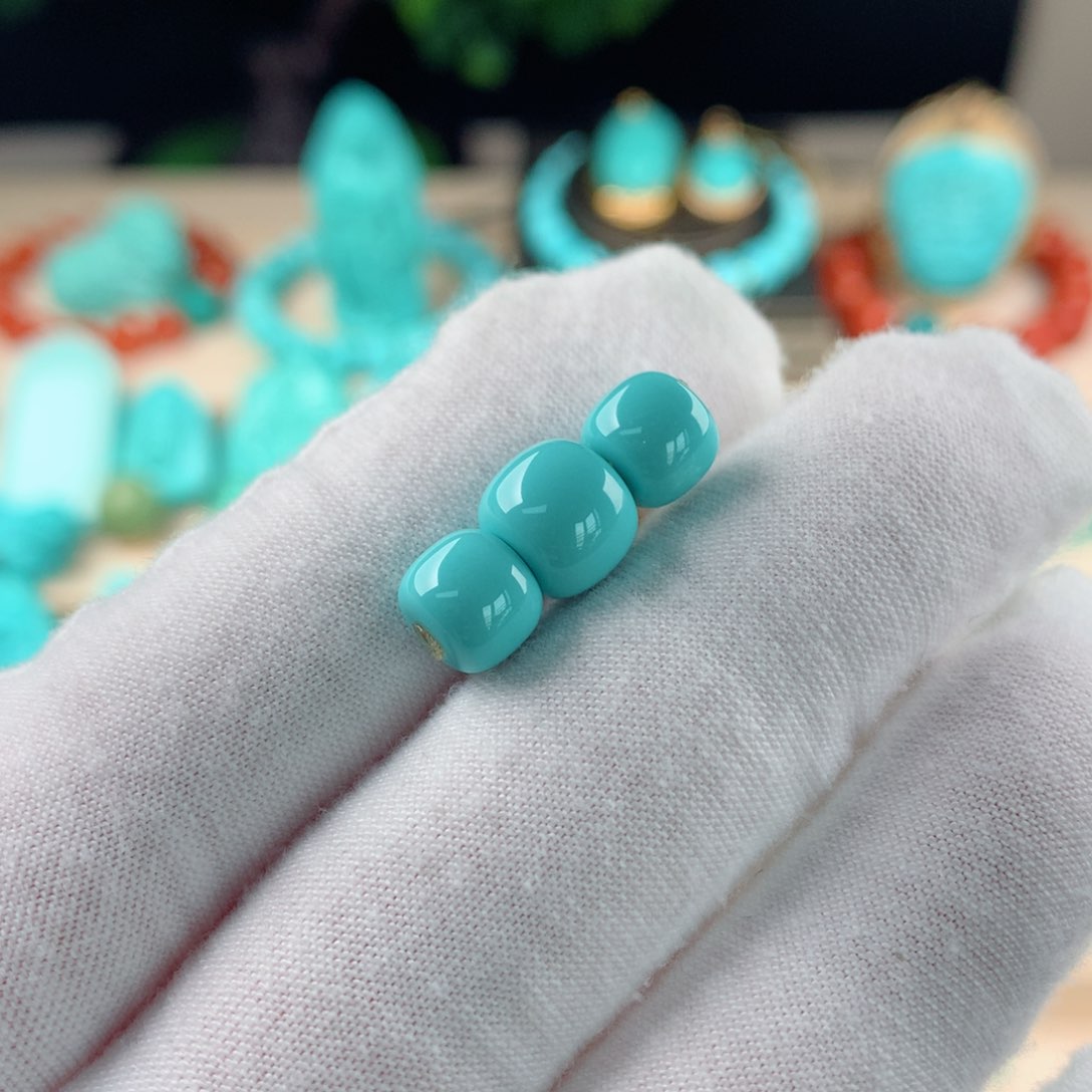 绿松石配珠卡8.8未镶嵌