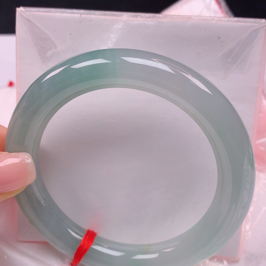 【闪购商品】未镶嵌手镯翡翠56圆条手镯