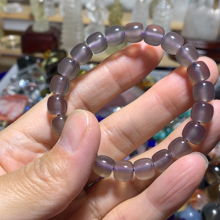 玛瑙/玉髓未镶嵌手链8mm手串
