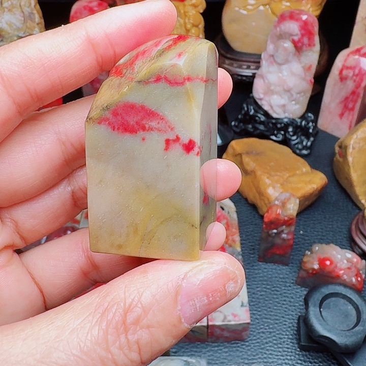 好***生昌化石昌化鸡血精品印章